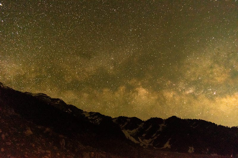 Milky Way Galaxy captured in Himachal Pradesh