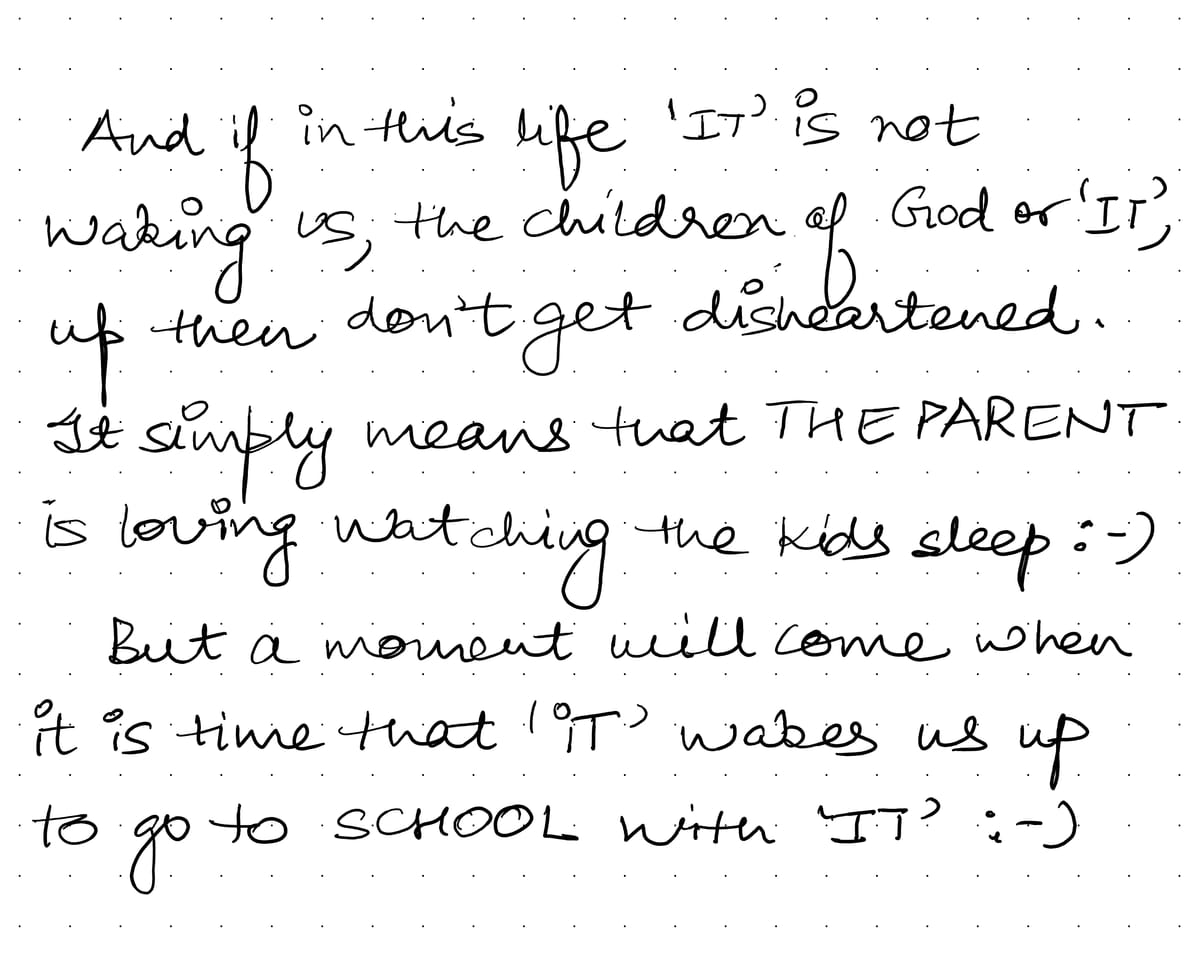 Handwritten text