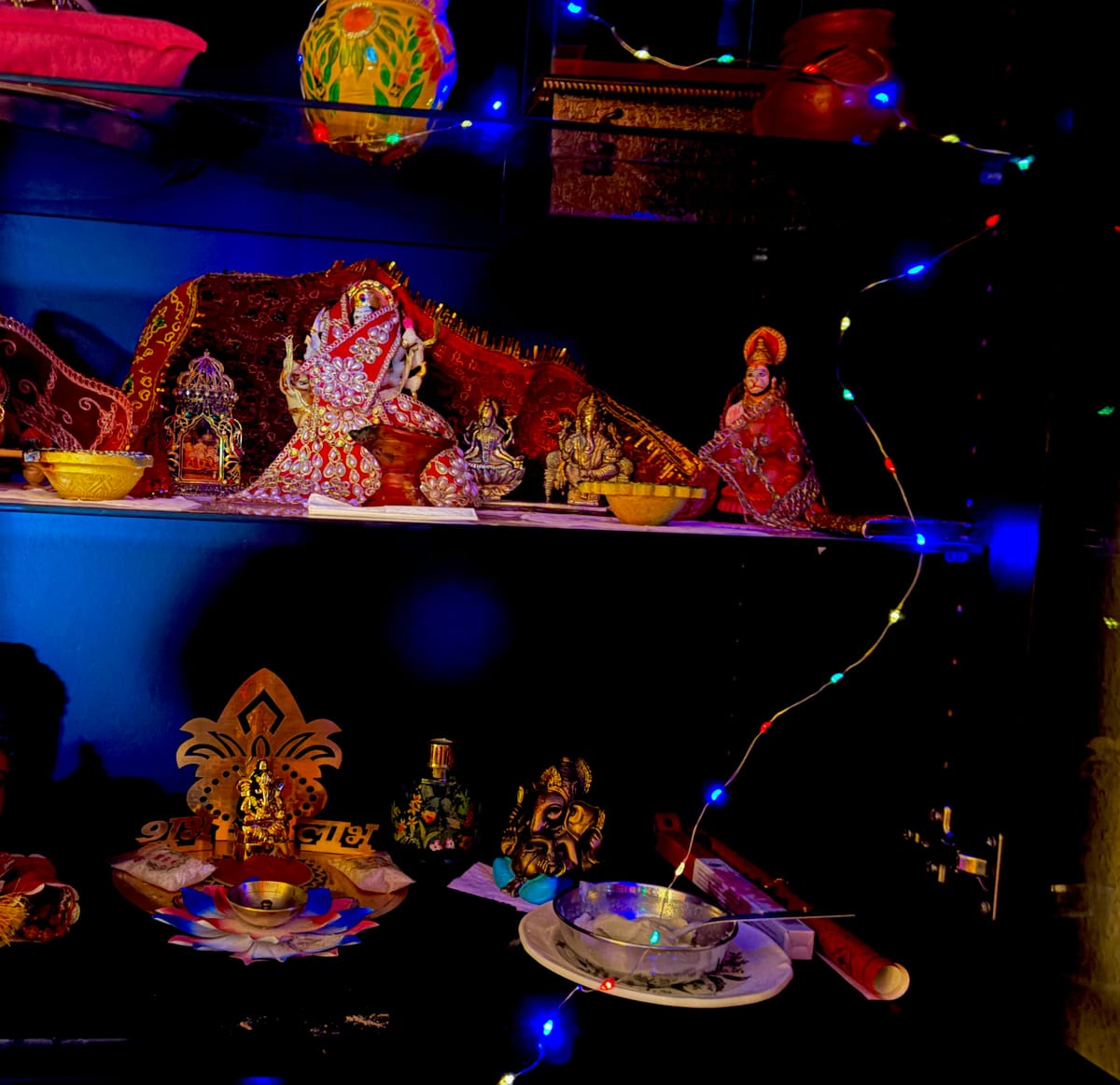 makeshift temple