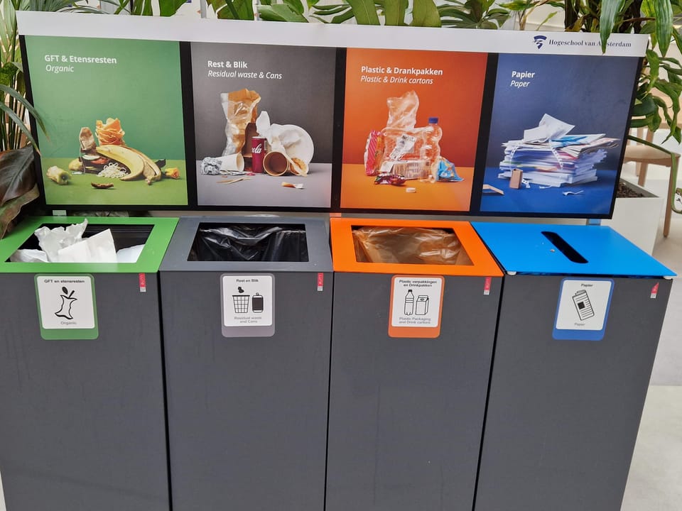 Waste Segregation. Picture by the author